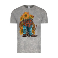 Cloud Rock western boots with sunflowers Vintage Tee - Artiststas