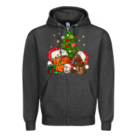 Charcoal Heather christmas sports bbs Zipper Hoodie - BundleAndBundleShop