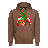Chestnut christmas sports bbs Zipper Hoodie - BundleAndBundleShop
