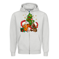 Dove Grey christmas sports bbs Zipper Hoodie - BundleAndBundleShop