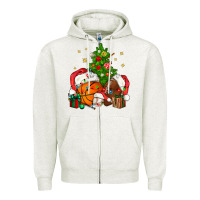 Oatmeal Heather christmas sports bbs Zipper Hoodie - BundleAndBundleShop