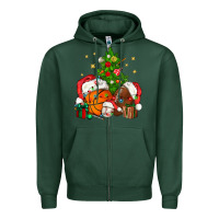 Sports Green christmas sports bbs Zipper Hoodie - BundleAndBundleShop