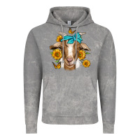 Cloud Rock sunflower bandana goat Vintage Hoodie - Jasminsmagicworld