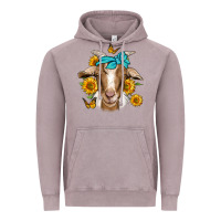 Vintage Zinc sunflower bandana goat Vintage Hoodie - Jasminsmagicworld