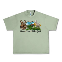 Oil Green Peace Love Kiko Goat Urban Heavy Tee - LillyAllenDesigns