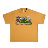 Peanut Butter Peace Love Kiko Goat Urban Heavy Tee - LillyAllenDesigns