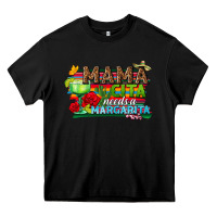 Black Mama Cita Needs a Margarita Heavy Core Tee - texasbilliewilder