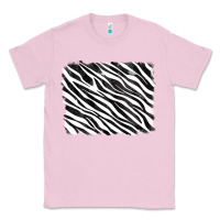 Bubblegum Pink zebra background Classic Tee - RanaPortraitStore