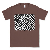 Chestnut zebra background Classic Tee - RanaPortraitStore