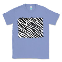 Colony Blue zebra background Classic Tee - RanaPortraitStore