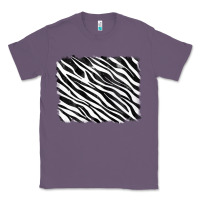 Lavender zebra background Classic Tee - RanaPortraitStore