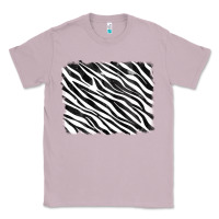Lilac zebra background Classic Tee - RanaPortraitStore