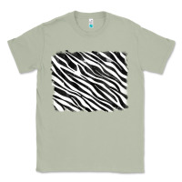 Matcha zebra background Classic Tee - RanaPortraitStore