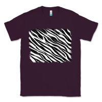 Plum zebra background Classic Tee - RanaPortraitStore