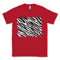 Red zebra background Classic Tee - RanaPortraitStore