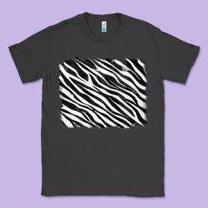 Zebra Background Classic Tee Designed By Ranaportraitstore