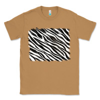 Toasted Coconut zebra background Classic Tee - RanaPortraitStore