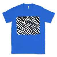 True Royal zebra background Classic Tee - RanaPortraitStore