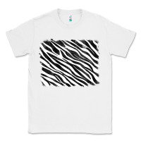 White zebra background Classic Tee - RanaPortraitStore