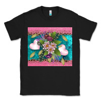 Black v.d flowers and hearts Classic Tee - AdoDesignShop