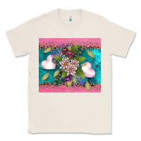 Natural v.d flowers and hearts Classic Tee - AdoDesignShop