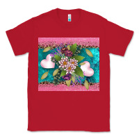 Red v.d flowers and hearts Classic Tee - AdoDesignShop