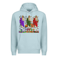 Blue Mist san judas happy  hallothanksmas Premium Hoodie - JahusDesignShop