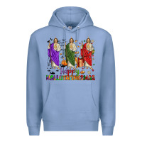 Colony Blue san judas happy  hallothanksmas Premium Hoodie - JahusDesignShop