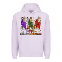 Lilac san judas happy  hallothanksmas Premium Hoodie - JahusDesignShop