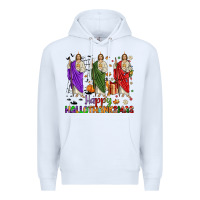 White san judas happy  hallothanksmas Premium Hoodie - JahusDesignShop