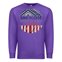 Purple OMG Please Make it stop 2020 Premium Sweatshirt - Bettercallsaul