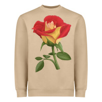 Mushroom Ketchup And Mustard Rose Heavyweight Sweatshirt - LillyAllenDesigns
