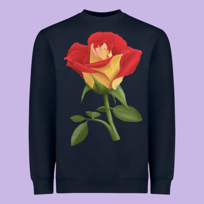 Ketchup And Mustard Rose Heavyweight Sweatshirt Designed By Lillyallendesigns