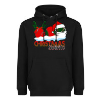Black Christmas Spirits Baseball Heavyweight Hoodie - Bettercallsaul
