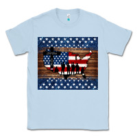 Dusty Blue god bless america american flag tumbler Classic Tee - Jasminsmagicworld
