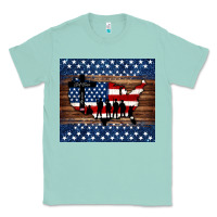 Seafoam god bless america american flag tumbler Classic Tee - Jasminsmagicworld