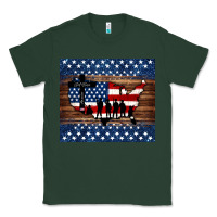 Sports Green god bless america american flag tumbler Classic Tee - Jasminsmagicworld