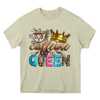 Mossy caffeine queen Heavy Core Tee - Zillion Design Studio