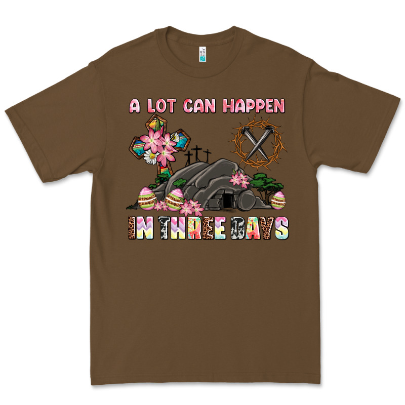 Easter A Lot Can Happen In Three Days Premium Tee by AdoDesignShop | Teevron