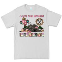 Dove Grey easter a lot can happen in three days Premium Tee - AdoDesignShop