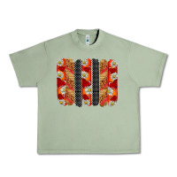 Oil Green ladybug brushstrokes Urban Heavy Tee - BarkalooDesign