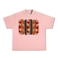 Salmon ladybug brushstrokes Urban Heavy Tee - BarkalooDesign