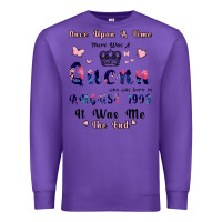 Purple Once Upon A Time There Was A Queen Who Was Born I Premium Sweatshirt - Bettercallsaul