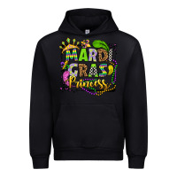 Black mardi gras princess Urban Hoodie - OliviaCreatesArt