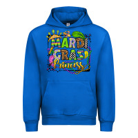 Cobalt mardi gras princess Urban Hoodie - OliviaCreatesArt