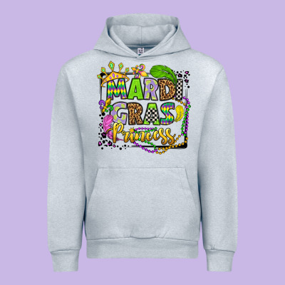 Mardi Gras Princess Urban Hoodie Designed By Oliviacreatesart