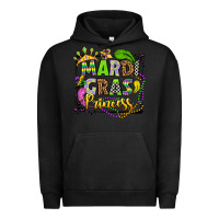 Pigment Black mardi gras princess Urban Hoodie - OliviaCreatesArt