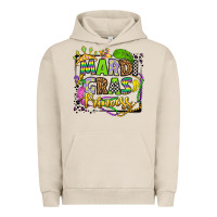 Pigment French Oak mardi gras princess Urban Hoodie - OliviaCreatesArt