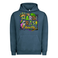 Pigment Midnight Navy mardi gras princess Urban Hoodie - OliviaCreatesArt