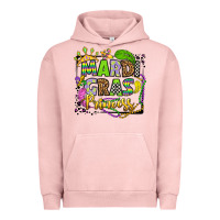 Pigment Salmon mardi gras princess Urban Hoodie - OliviaCreatesArt
